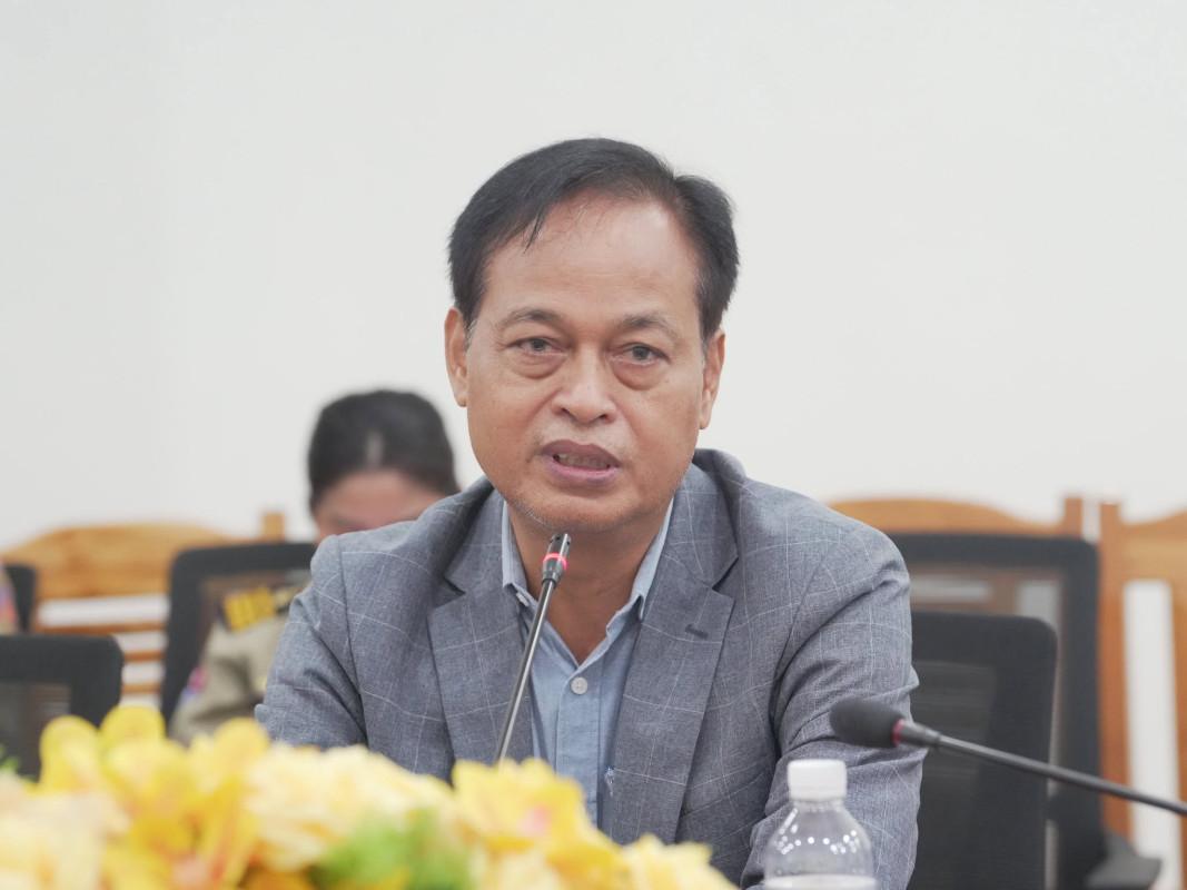 លេខាធិការដ្ឋាន គ.ជ.អ.ប. ស្វាគមន៍លោក David Williams